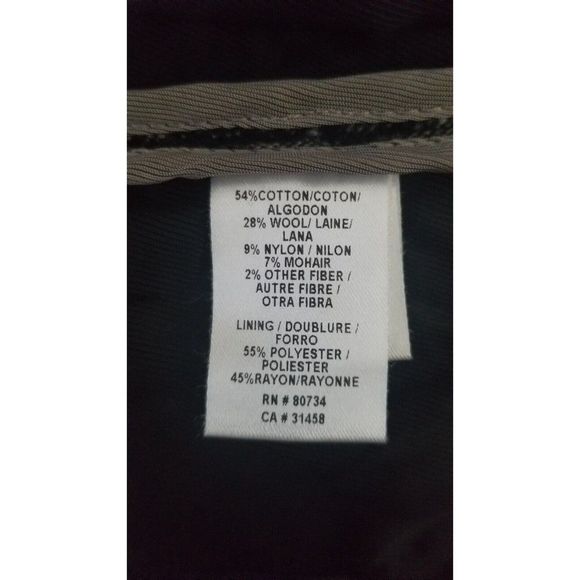 BCBGMAXAZRIA WOMEN'S JACKET/ BLAZER WOOL MIX PRINT FULL ZIP SIZE XXS #843 - Picture 10 of 11